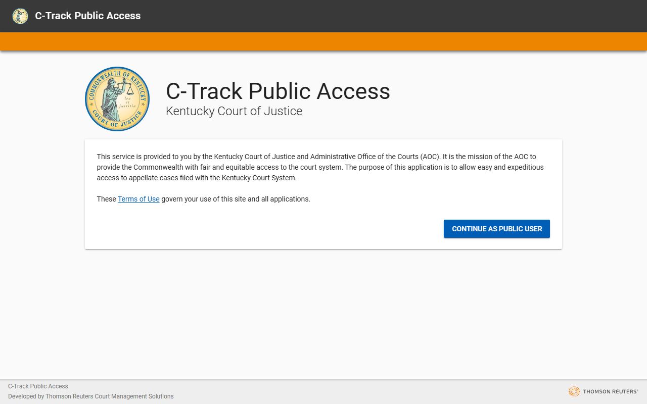 Henry County court dockets Kentucky appellate C-Track access