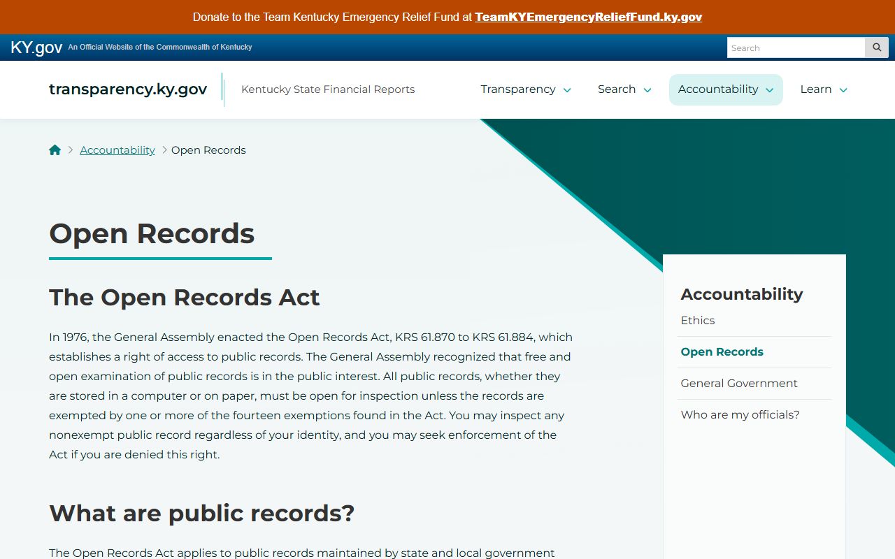 Henry County court records Kentucky open records overview